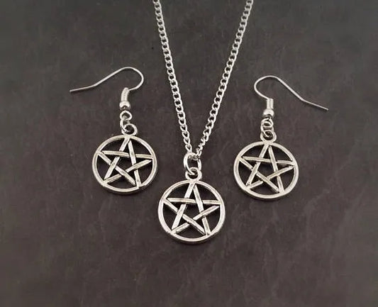 Pentacle Jewellery Set