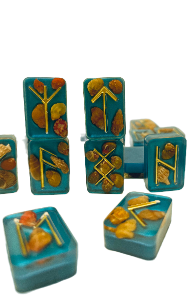 Blue Waves Runes Set - Limited Edition