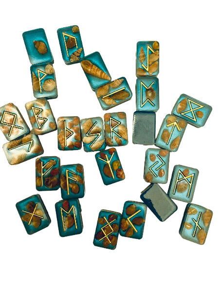 Blue Waves Runes Set - Limited Edition