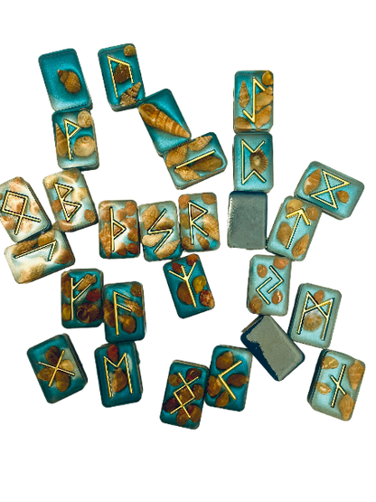 Blue Waves Runes Set - Limited Edition