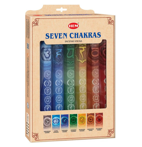 7 Chakras Incense Gift Pack