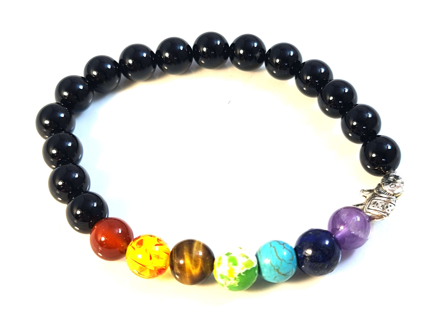 Obsidian Chakra Bracelet