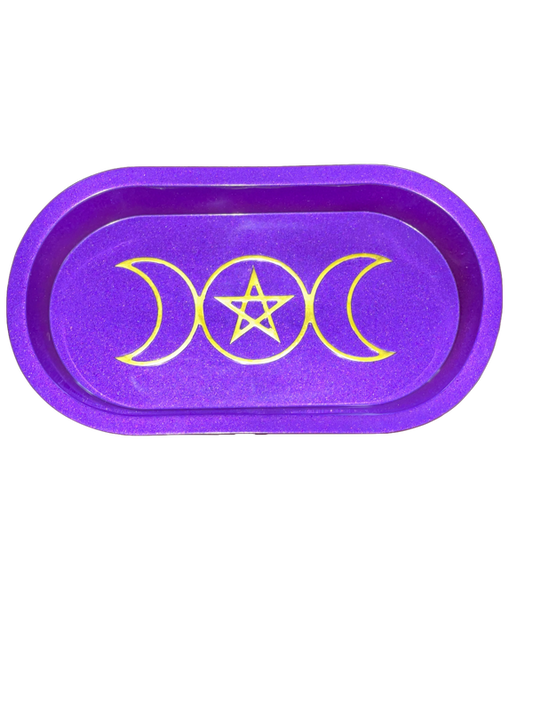 Triple Goddess Tray - Custom Made - Colour Customizable